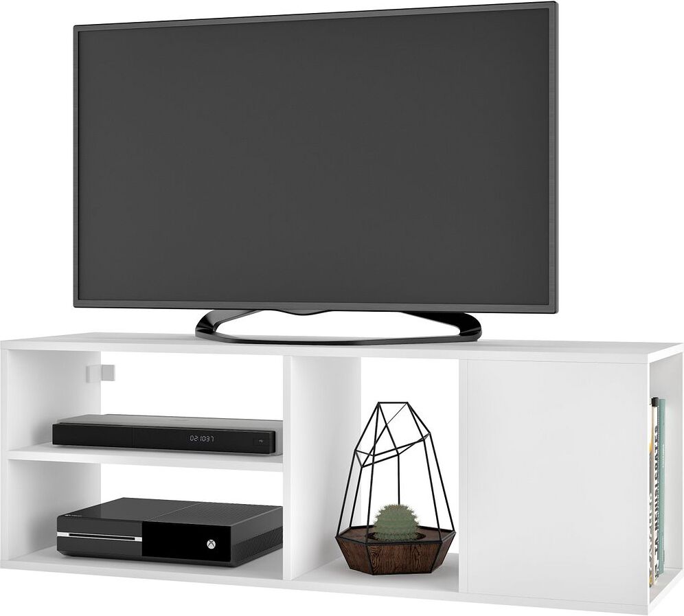 Manhattan Comfort TV & Media Units - Minetta 46" Floating TV Stand with 4 Shelves in White