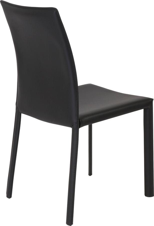 Euro Style Dining Chairs - Hasina Side Chair in Black - Set of 2