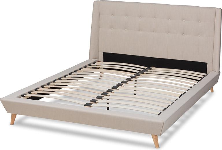 Wholesale Interiors Beds - Naya King Bed Beige