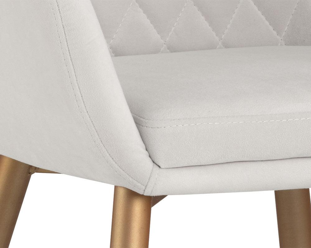 SUNPAN Dining Chairs - Jayna Dining Armchair - Champagne Gold - Antonio Linen
