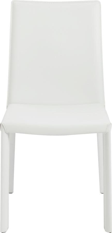 Euro Style Dining Chairs - Hasina Side Chair in White - Set of 2