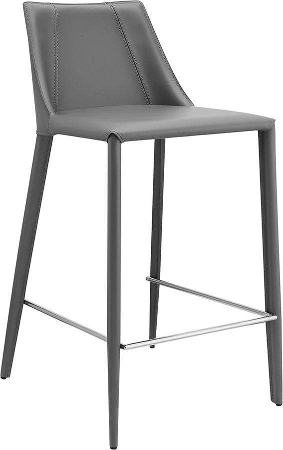 Euro Style Barstools - Kalle Counter Stool in Gray