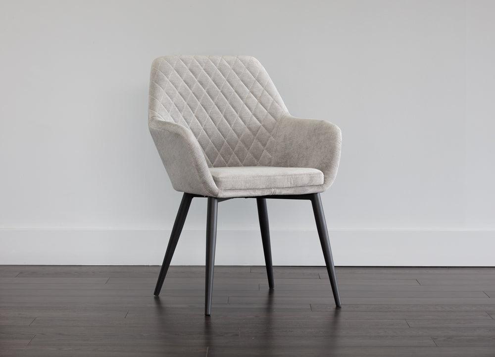 SUNPAN Dining Chairs - Jayna Dining Armchair - Black - Polo Club Stone