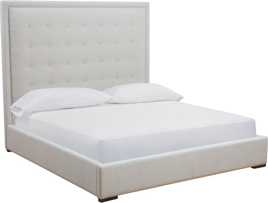 SUNPAN Beds - Jackie Bed - King - Silver Linen Gray
