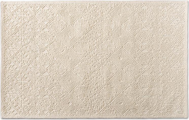 Wholesale Interiors Indoor Rugs - Meltem Modern and Contemporary Ivory Handwoven Wool Area Rug