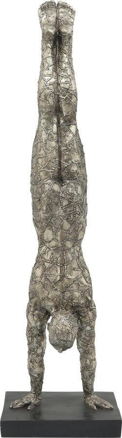 Sagebrook Home Decorative Objects - Resin, 37"H Gymnast, Gunmetal