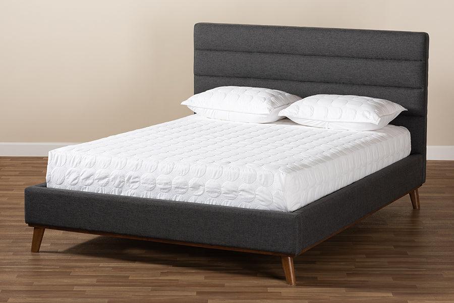 Wholesale Interiors Beds - Erlend King Bed Charcoal