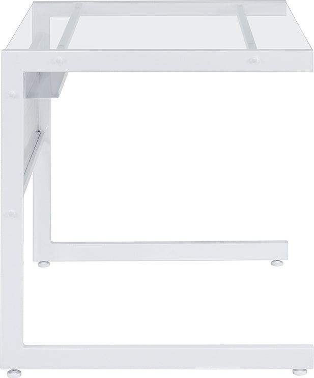 Euro Style Desks - Caesar 34"x28" Desk White