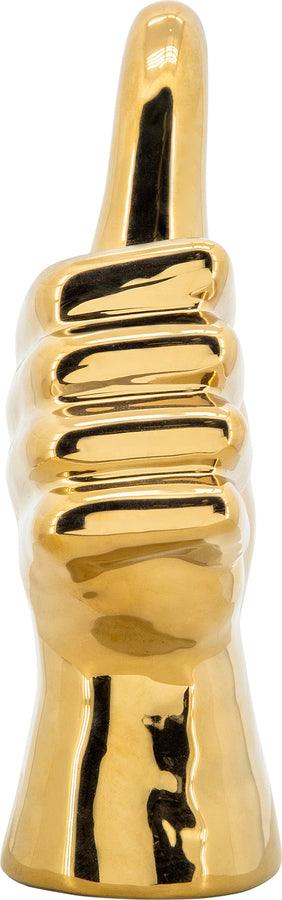Sagebrook Home Decorative Objects - 6"H Thumbs Up Table Deco Gold