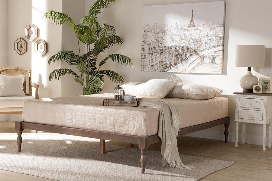 Wholesale Interiors Beds - Iseline Full Bed Antique Oak