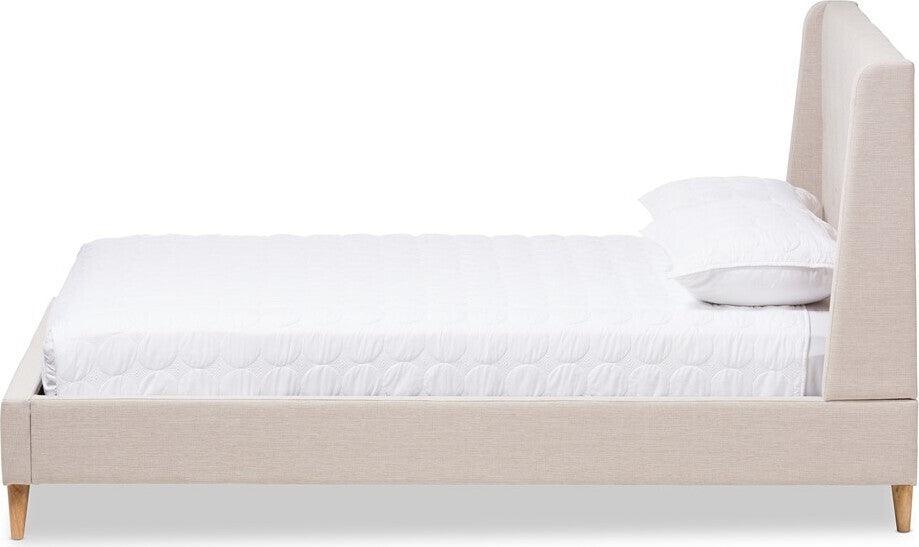 Wholesale Interiors Beds - Adelaide Full Bed Light Beige