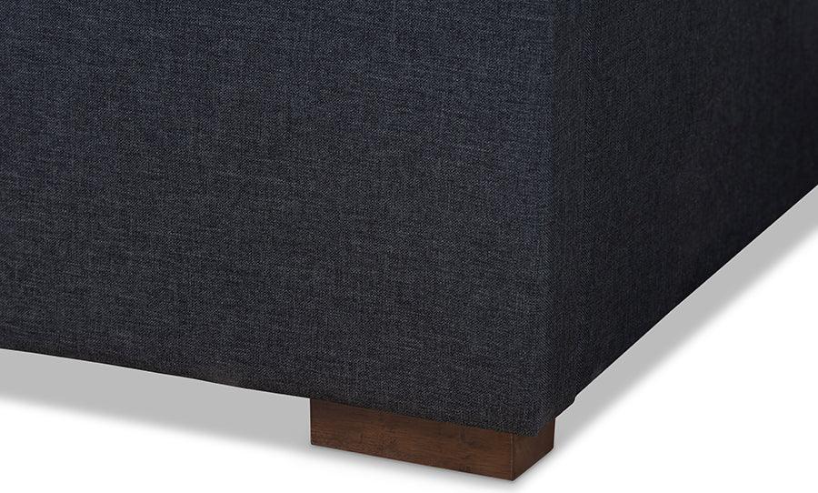 Wholesale Interiors Beds - Leni King Storage Bed Charcoal
