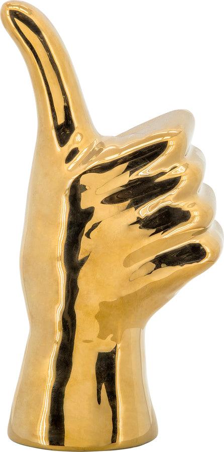Sagebrook Home Decorative Objects - 6"H Thumbs Up Table Deco Gold