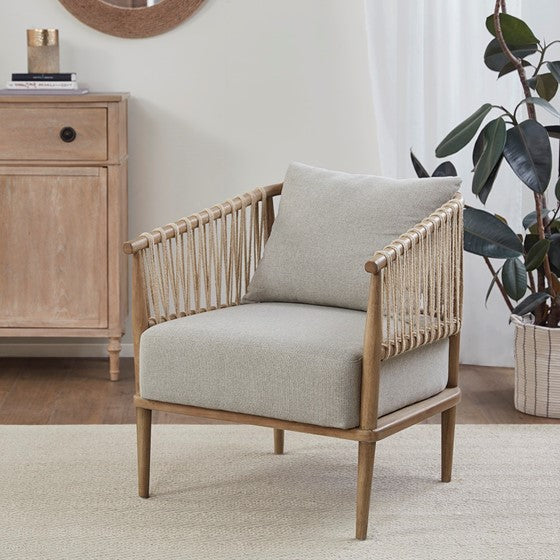 Olliix.com Accent Chairs - Accent Arm Chair Natural