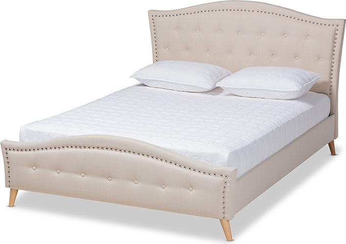 Wholesale Interiors Beds - Felisa King Bed Beige