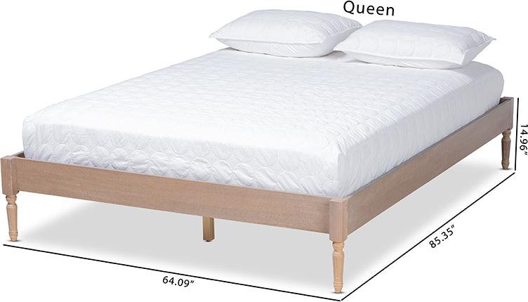 Wholesale Interiors Beds - Colette King Bed Antique Oak