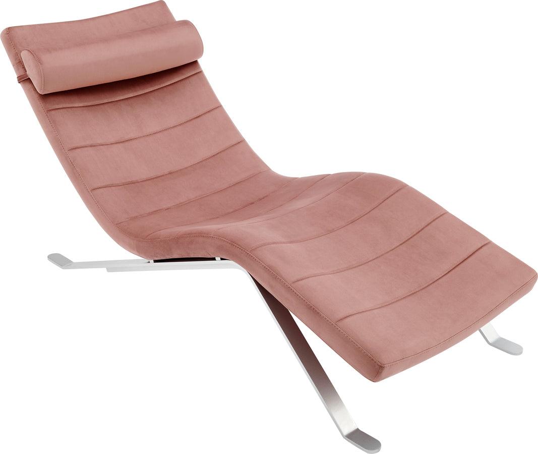 Euro Style Accent Chairs - Gilda Lounge Chair Rose
