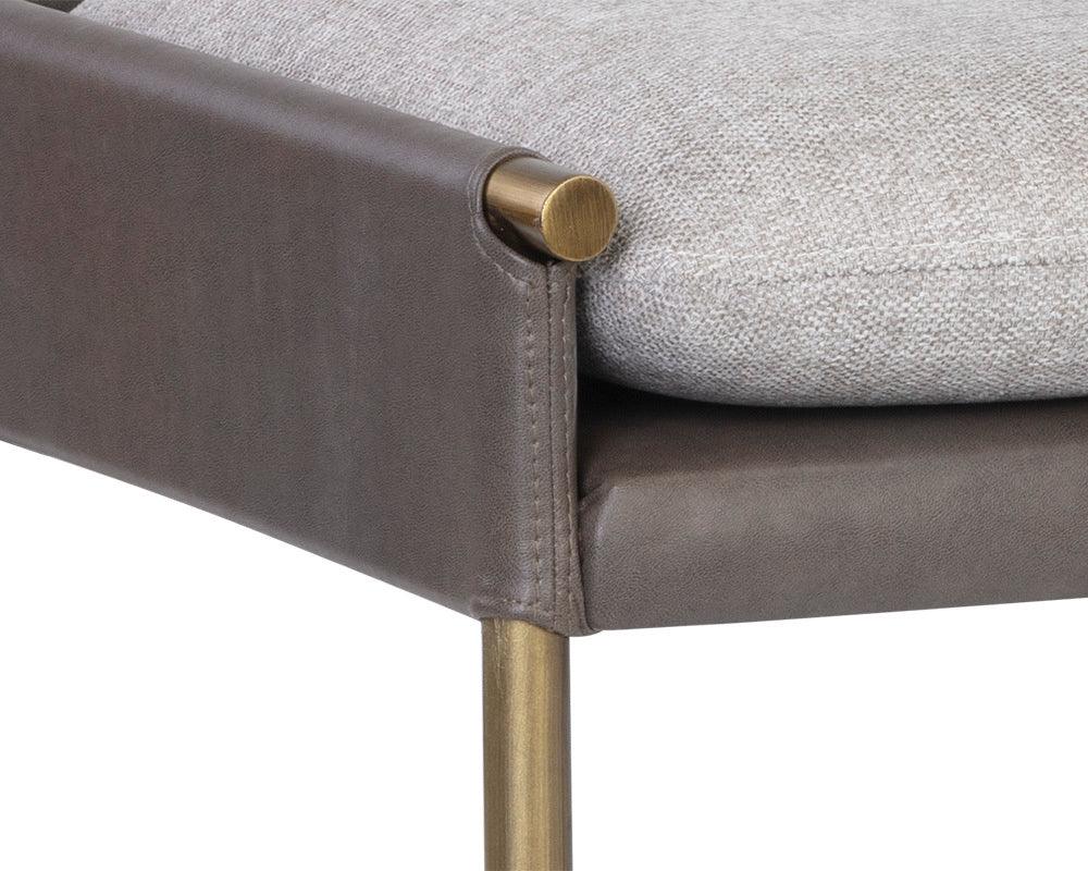 SUNPAN Benches - Bellevue Bench - Belfast Heather Grey / Bravo Ash