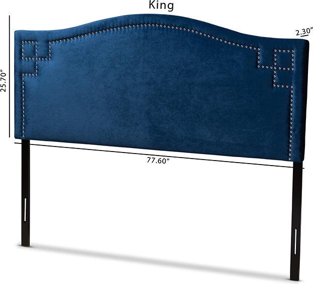 Wholesale Interiors Headboards - Aubrey Full Headboard Royal Blue