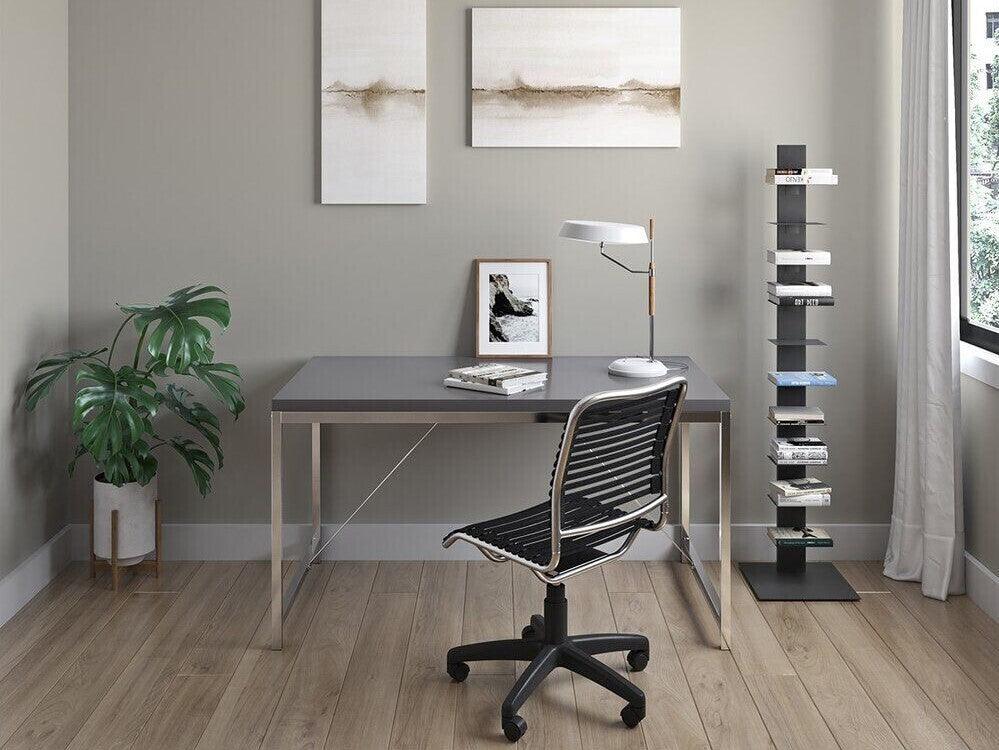 Euro Style Task Chairs - Allison Bungie Flat Low Back Office Chair Black