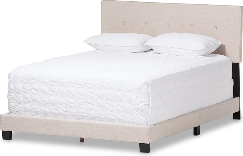 Wholesale Interiors Beds - Hampton Full Bed Light Beige