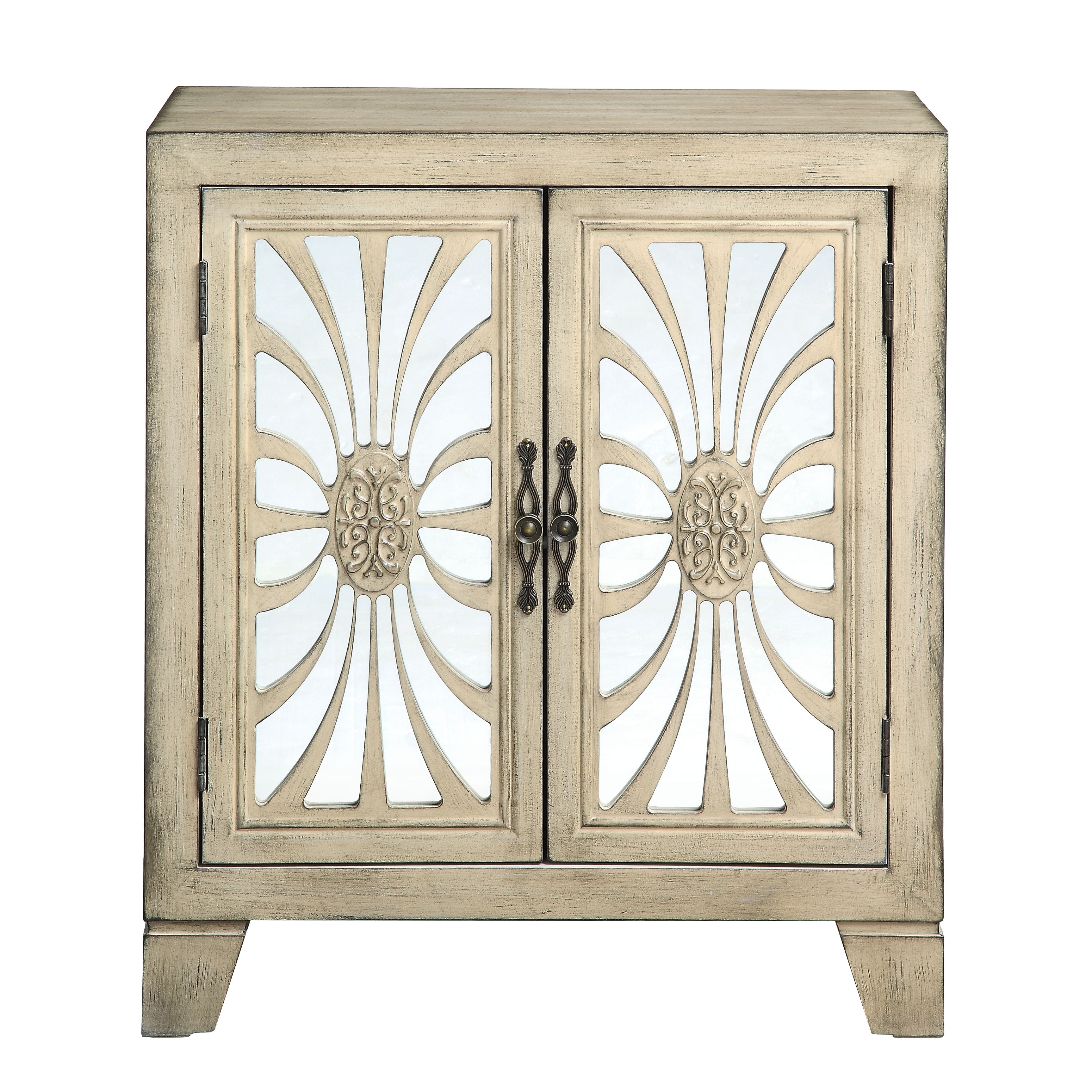 ACME Furniture Coffee Tables - ACME Nalani Console Table, Antique White