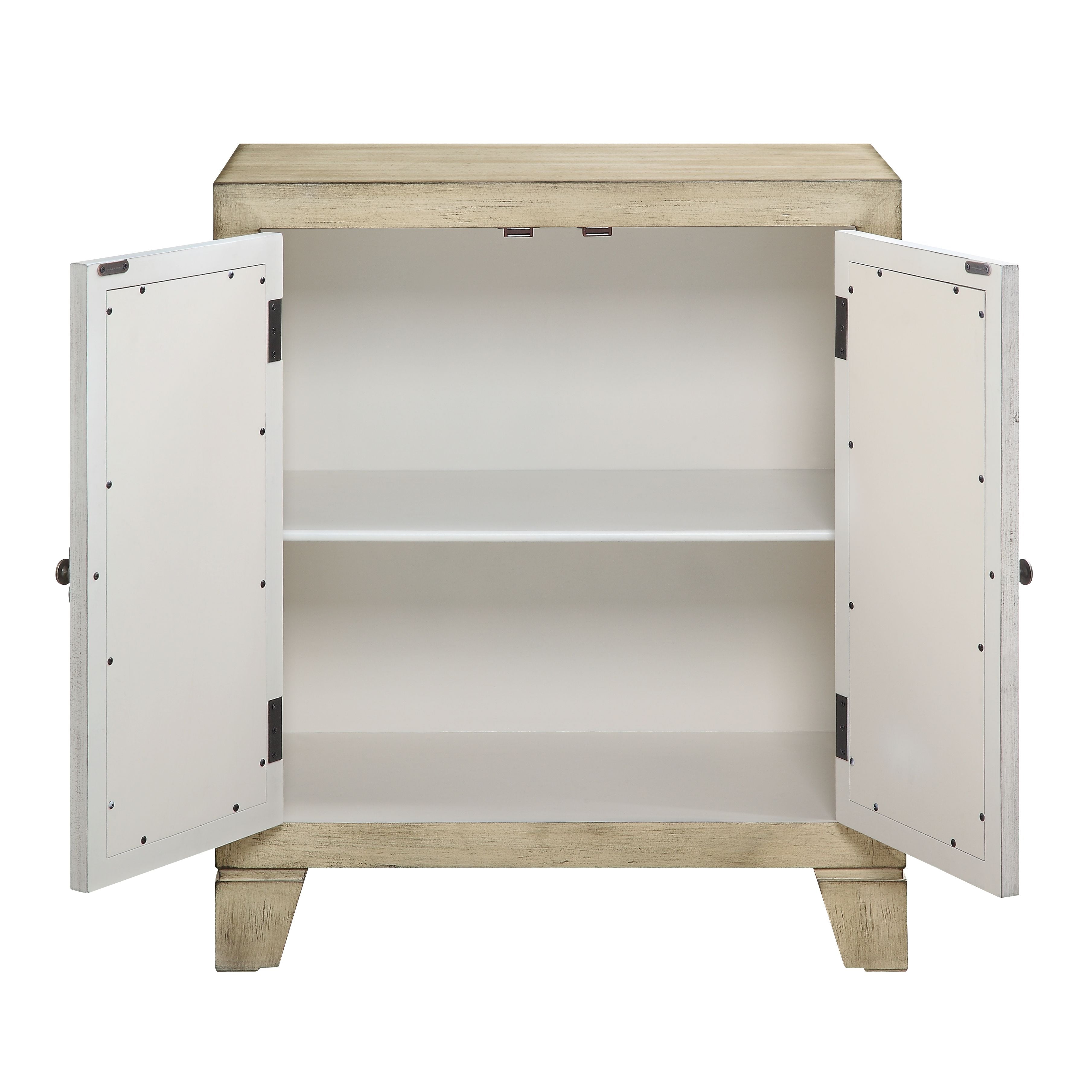 ACME Furniture Coffee Tables - ACME Nalani Console Table, Antique White