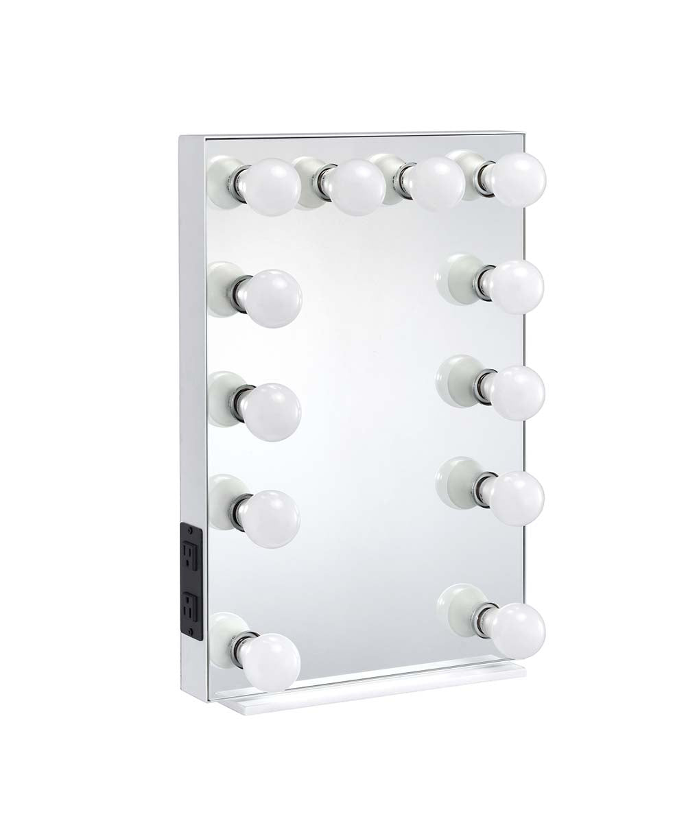 ACME Mirrors - ACME Asa Accent Mirror, White Finish