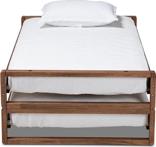 Wholesale Interiors Beds - Klara Twin to King Bed Walnut