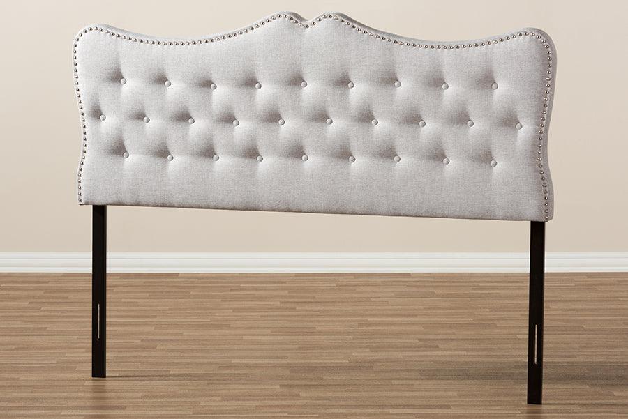 Wholesale Interiors Headboards - Emma Queen Headboard Grayish Beige