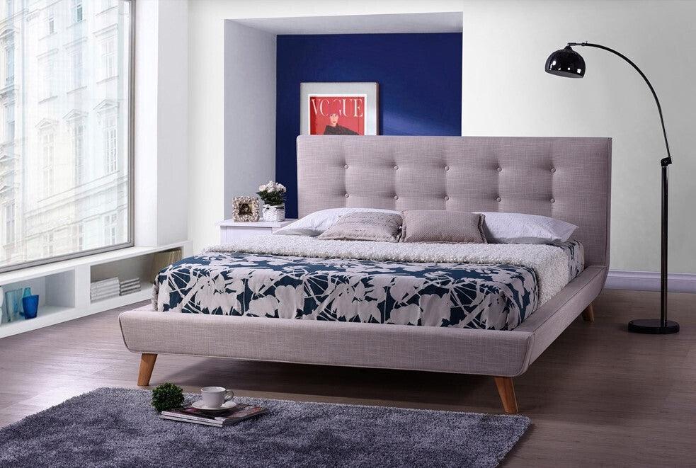 Wholesale Interiors Beds - Jonesy Full Bed Beige