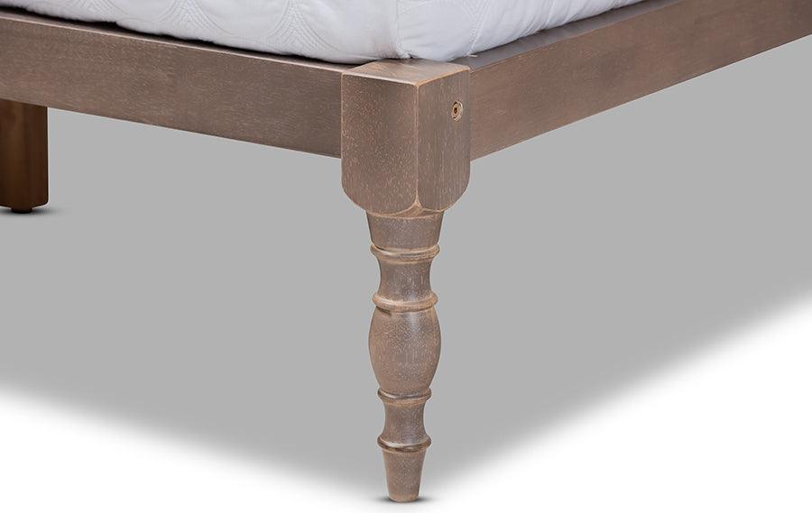 Wholesale Interiors Beds - Iseline Queen Bed Antique Oak