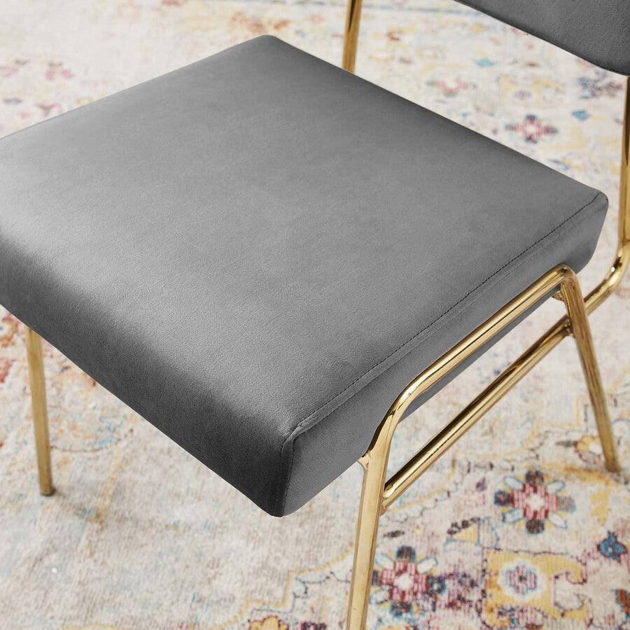Modway Dining Chairs - Craft Performance Dining Side Chair Gold & Gray