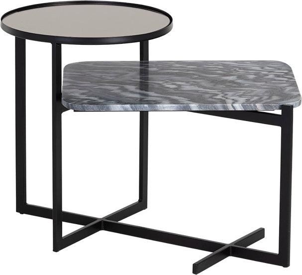 SUNPAN Side & End Tables - Rivas End Table Gray Marble