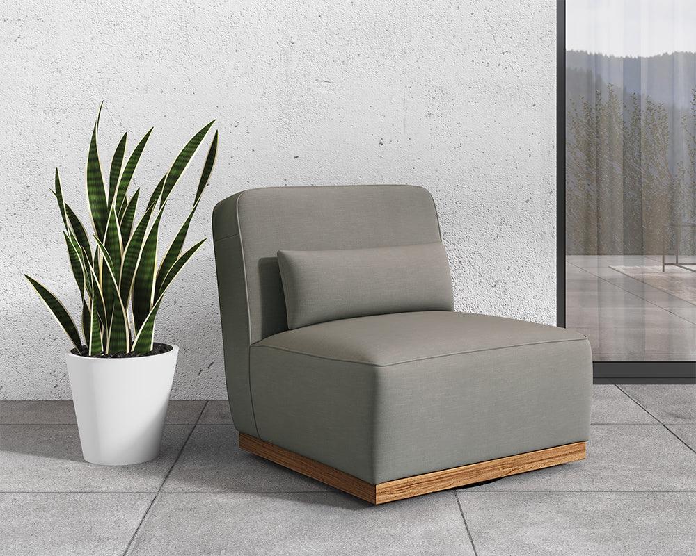 SUNPAN Outdoor Chairs - Carbonia Swivel Lounge Chair Pallazo Taupe