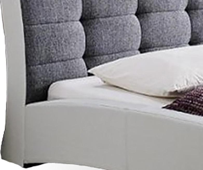 Wholesale Interiors Beds - Guerin Queen Bed White/Gray