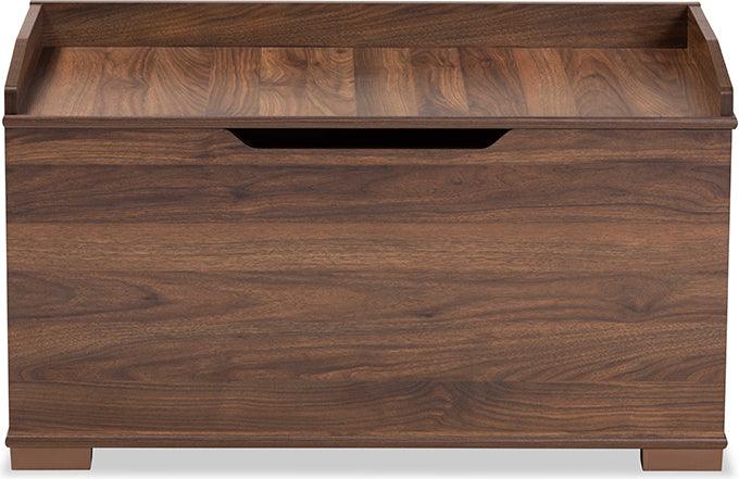 Wholesale Interiors Cat Litter Box - Mariam Walnut Brown Finished Wood Cat Litter Box Cover House