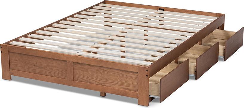 Wholesale Interiors Beds - Wren Full Storage Bed Walnut