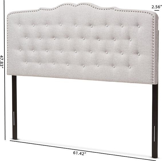 Wholesale Interiors Headboards - Lucy Full Headboard Grayish Beige