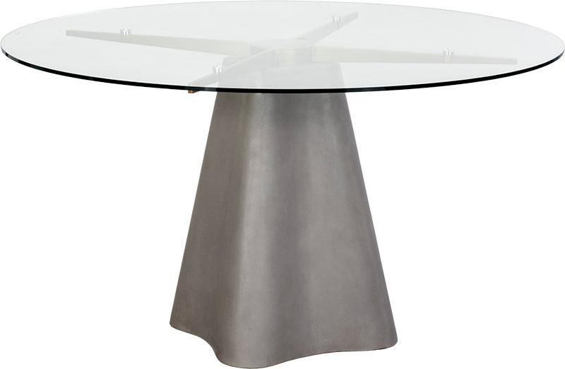 SUNPAN Dining Tables - Moda Dining Table - Grey - 55" Gray