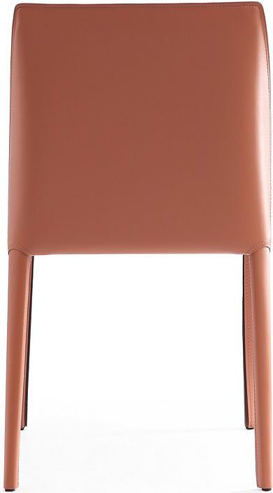 Manhattan Comfort Dining Chairs - Paris Clay Saddle Leather Dining Chair (Set of 2)