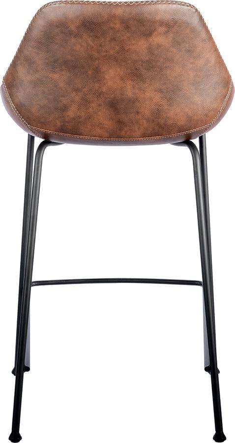 Euro Style Barstools - Corinna Counter Stool in Vintage Brown - Set of 2