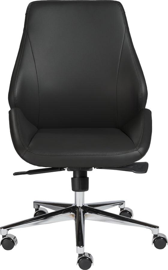 Euro Style Task Chairs - Bergen Low Back Office Chair w/o Armrests Black