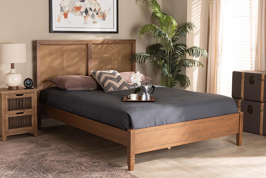 Wholesale Interiors Beds - Redmond King Bed Walnut Brown