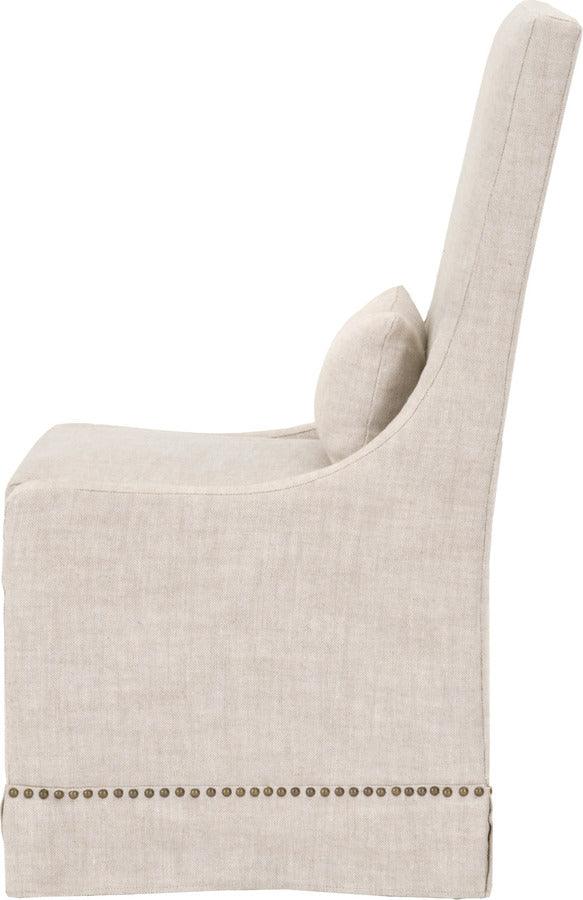 Essentials For Living Dining Chairs - Colleen Dining Chair Bisque Linen (Set of 2)