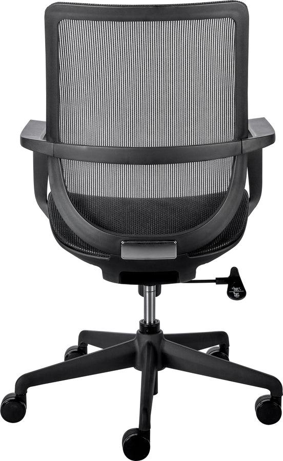 Euro Style Task Chairs - Megan Office Chair Black