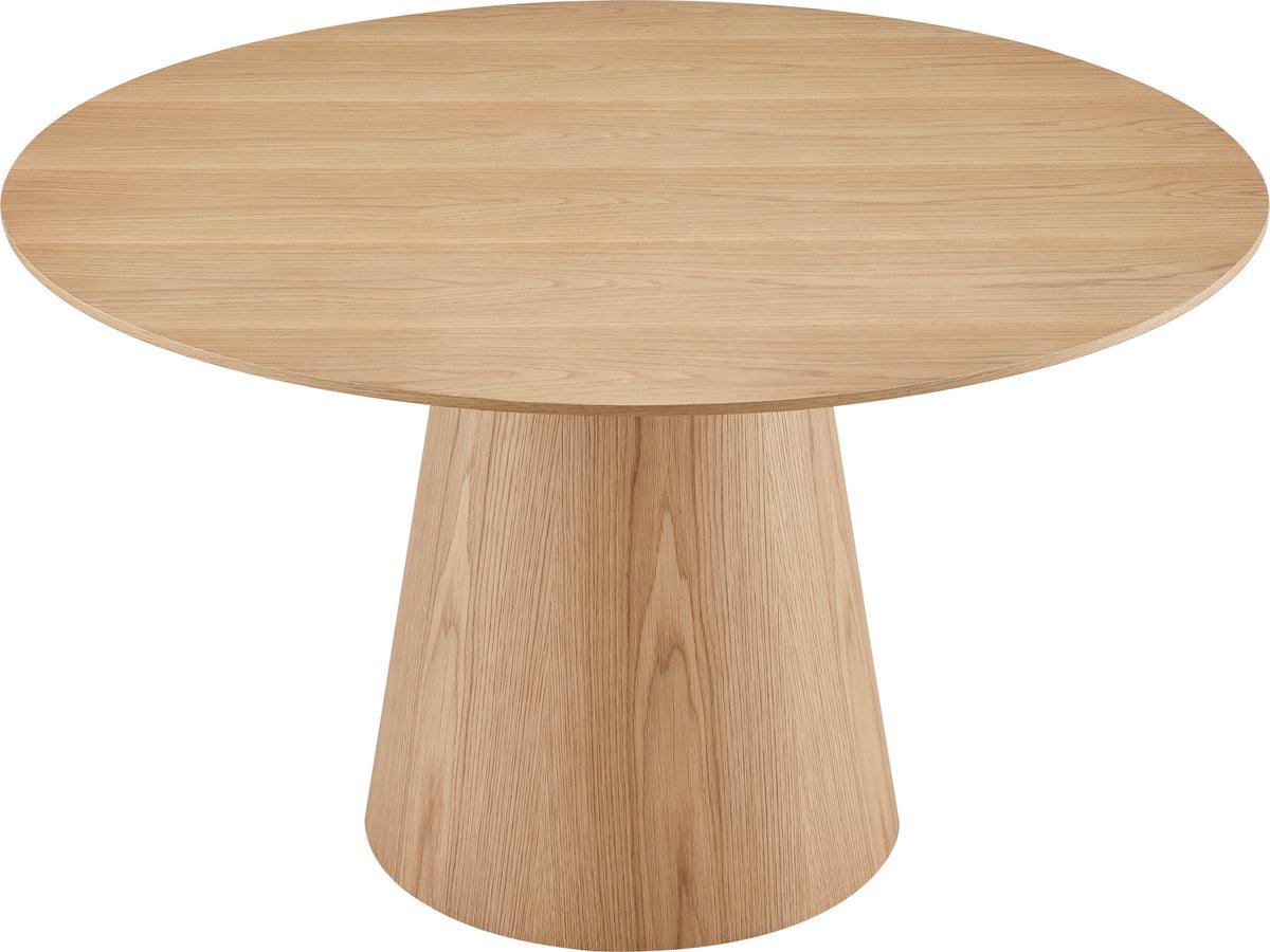 Euro Style Dining Tables - Wesley 53" Round Dining Table in Oak