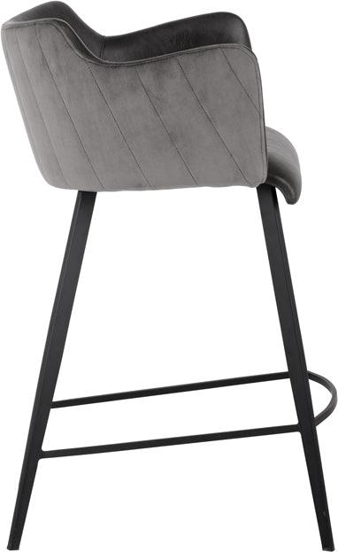 SUNPAN Barstools - Griffin Counter Stool - Town Grey / Roman Grey