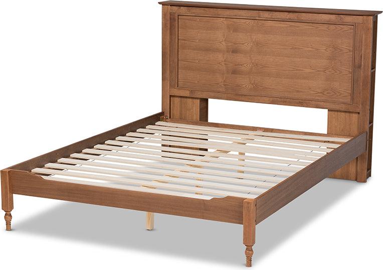 Wholesale Interiors Beds - Danielle Full Storage Bed Ash walnut