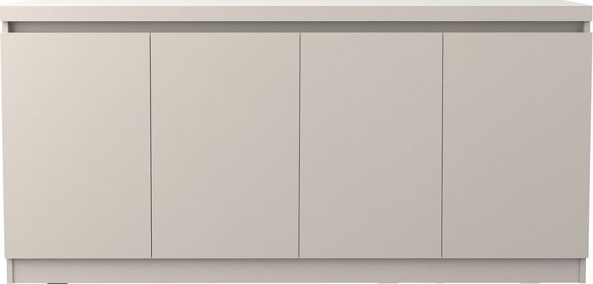 Manhattan Comfort Buffets & Sideboards - Viennese 62.99 in. 6- Shelf Buffet Cabinet in Off White